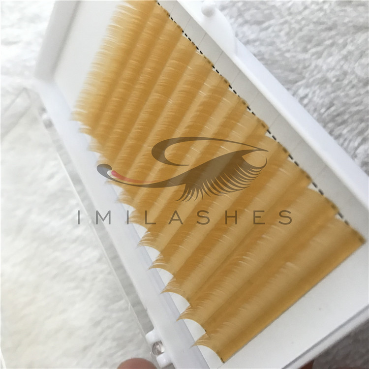 Wholesale 2019 New Colored Flat Individual Eyelashes Extensions in China